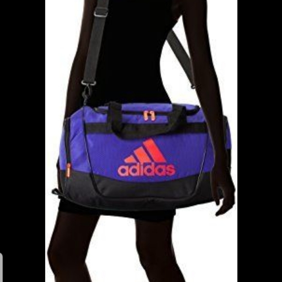 adidas duffle bag purple
